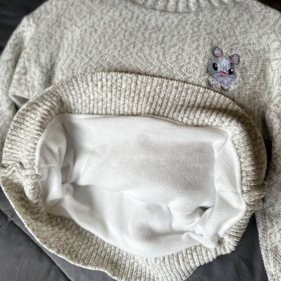 Plush Chenille Half Turtleneck Sweater - Picture 7 of 14